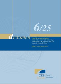 Dictamen 6/25 de 21 de julio, Sobre el Proyecto de Decreto por el que se establece la estructura, la composición y las funciones de la Red Vasca de Desarrollo Rural